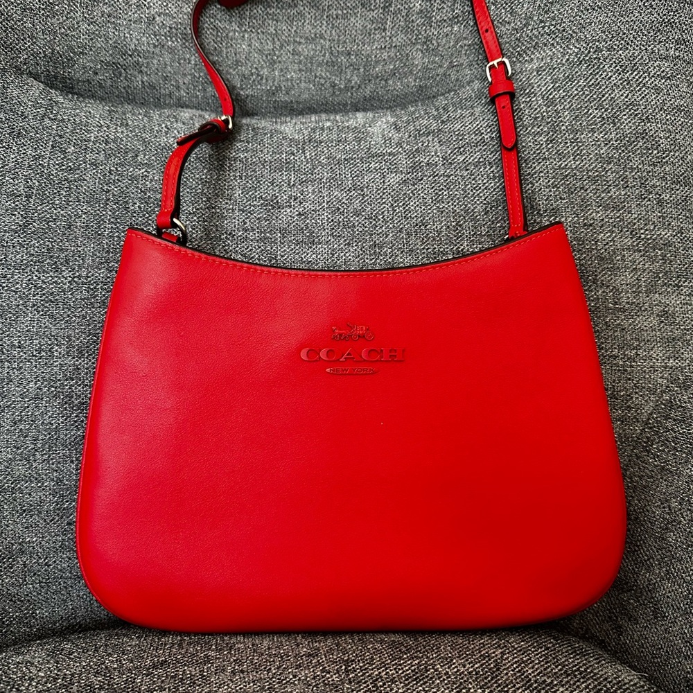 Coach Vibrant Red Shoulder Bag